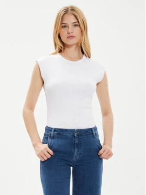 Brave Soul T-Shirt LTS-149LILYWH Biały Straight Fit