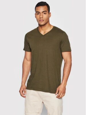 Brave Soul T-Shirt MTS-149SAINTE Zielony Regular Fit