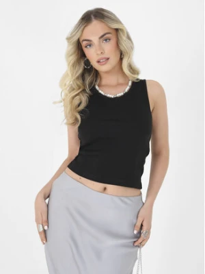 Brave Soul Top LV-627CIERAPKA Czarny Slim Fit