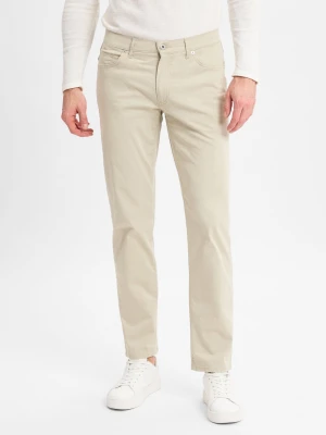 BRAX Brax - Chino - Cadiz Mężczyźni Bawełna beżowy jednolity,