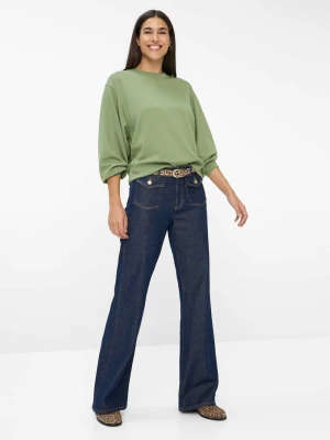 BRAX Brax - Maine Kobiety Bawełna niebieski jednolity,