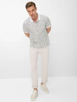 BRAX Chino - Cadiz Mężczyźni Bawełna beżowy jednolity,