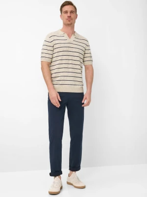 BRAX Chino - Cadiz Mężczyźni Bawełna niebieski jednolity,