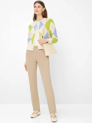 BRAX Chino - Mary Kobiety Bawełna beżowy jednolity,