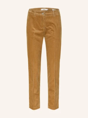 Brax Chinosy Maron S Z Sztruksu beige KONIAKOWY