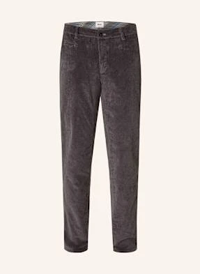 Brax Chinosy Ze Sztruksu Fabio Dx Modern Fit grau
