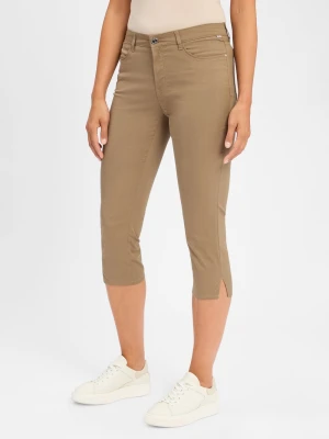 BRAX Damskie spodnie capri - Mary C Kobiety zielony jednolity,