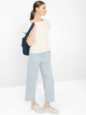 BRAX Damskie spodnie materiałowe - Maine S Kobiety Lyocell niebieski jednolity,