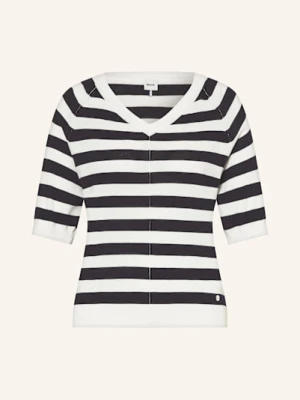 Brax Dzianinowa Koszulka Lesley Z Rękawami 3/4 blau