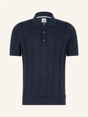 Brax Dzianinowa Koszulka Polo Pascal blau