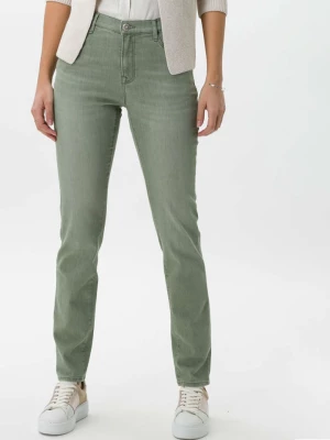 BRAX Dżinsy "Carola" - Slim fit - w kolorze zielonym rozmiar: W27/L32