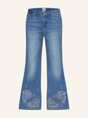 Brax Dżinsy Typu Bootcut Shakira S Z Ażurową Koronką blau