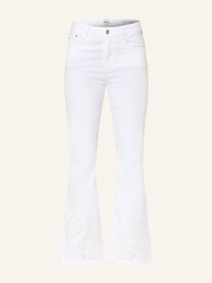 Brax Dżinsy Typu Bootcut Shakira S Z Ażurową Koronką weiss