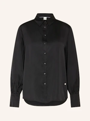 Brax Koszula Vic Z Satyny schwarz