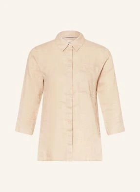 Brax Koszula Vicki Z Lnu Z Rękawami 3/4 beige