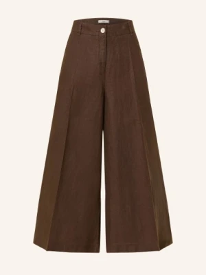 Brax Spódnico-Spodnie Z Lnu Melli braun