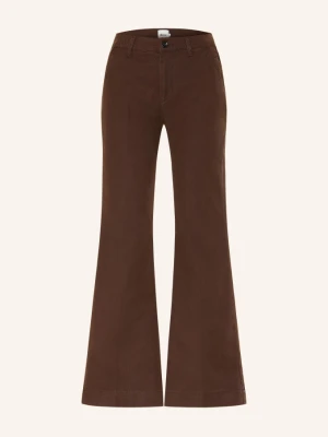 Brax Spodnie Bootcut Maine braun CIEMNOBRĄZOWY