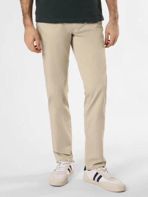 BRAX Spodnie - Cadiz Mężczyźni Bawełna beżowy jednolity,
