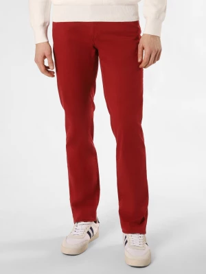 BRAX Spodnie - Cadiz Mężczyźni Bawełna czerwony jednolity,
