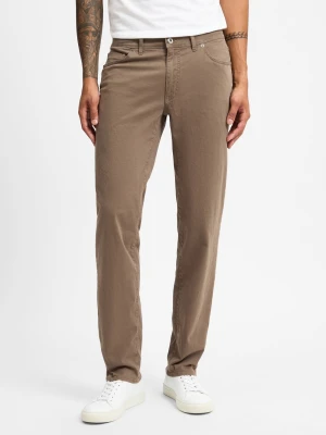 BRAX Spodnie - Cadiz Mężczyźni Bawełna zielony jednolity,