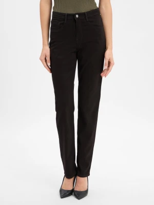 BRAX Spodnie - Carola Kobiety Sztuczne włókno czarny jednolity,