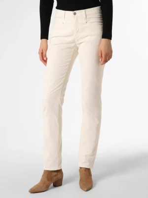 BRAX Spodnie Kobiety Bawełna beżowy|biały jednolity,
