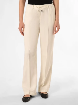 BRAX Spodnie - Maine Kobiety Lyocell beżowy|biały jednolity,