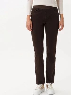 BRAX Spodnie "Pamina" w kolorze ciemnobrązowym rozmiar: W42/L32