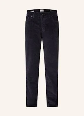 Brax Spodnie Sztruksowe Cadiz Straight Fit blau