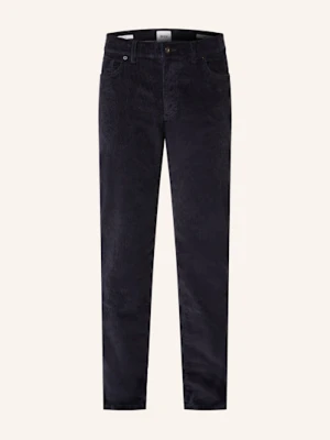 Brax Spodnie Sztruksowe Cadiz Straight Fit blau