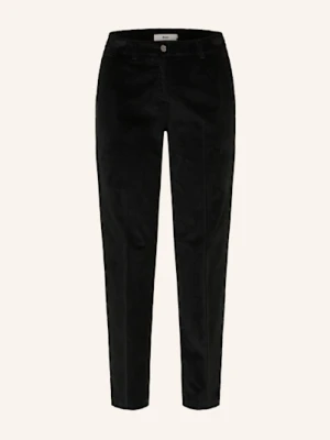 Brax Spodnie Sztruksowe Maron schwarz