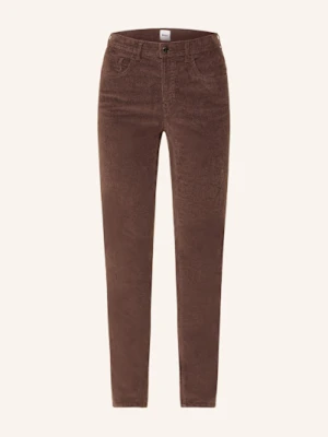 Brax Spodnie Sztruksowe Mary braun