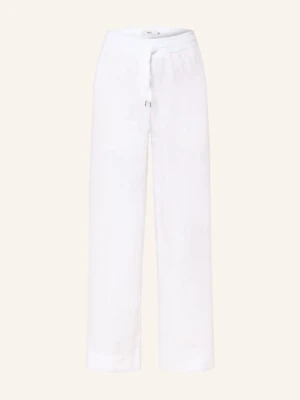 Brax Spodnie Z Lnu Farina weiss