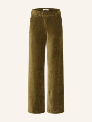 Brax Spodnie Z Sztruksu Style Maine gruen KHAKI