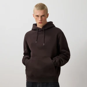 Brązowa bluza basic regular fit z kapturem House