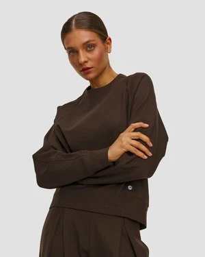 Brązowa Bluza Damska Deha