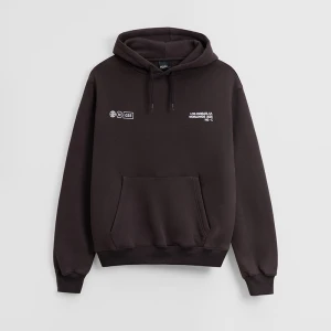 Brązowa bluza z nadrukiem na przodzie i plecach House