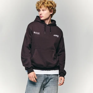 Brązowa bluza z nadrukiem na przodzie i plecach House