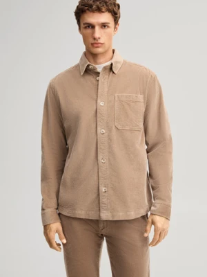 Brązowa koszula typu overshirt z sztruksu JOOP!