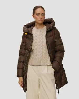 Brązowa Kurtka Puchowa Damska Parajumpers Janet