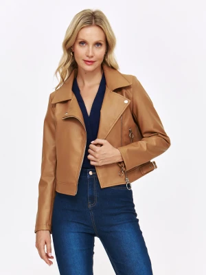 Brązowa ramoneska damska Top Secret