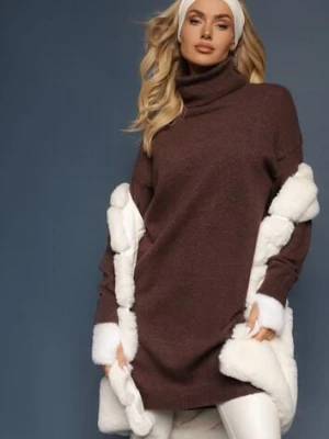 Brązowa Sukienka Milana