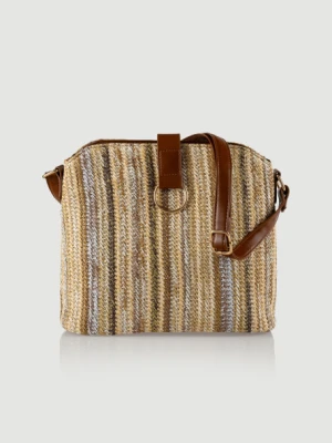 Brązowa torebka z rafii Greenpoint