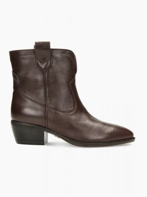 Brązowe botki damskie 7mil