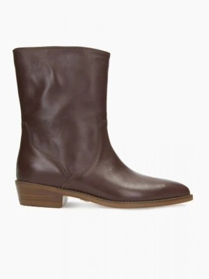 Brązowe botki damskie 7mil