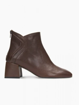 Brązowe botki damskie 7mil