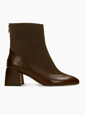 Brązowe botki damskie 7mil