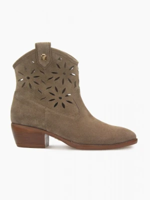 Brązowe botki damskie 7mil