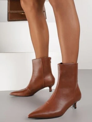 Brązowe Botki Vices na Kaczuszce Falomara