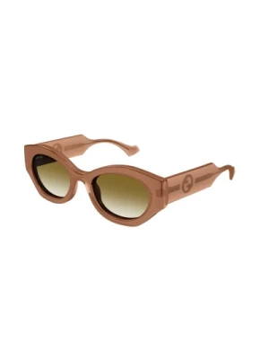 Brązowe Brązowe Okulary przeciwsłoneczne Gg1553S 004 Gucci